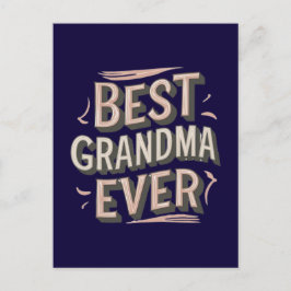 Postal La mejor abuela del mundo