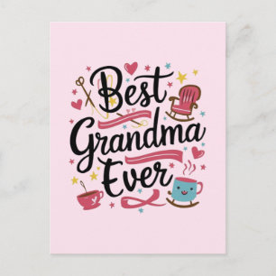 Postal La mejor abuela del mundo