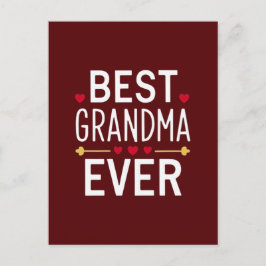 Postal La mejor abuela del mundo