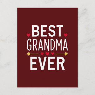 Postal La mejor abuela del mundo