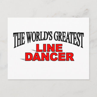 Postal La mejor bailarina de línea del mundo