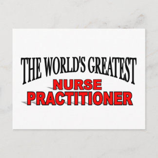 Postal La mejor enfermera practicante del mundo