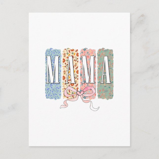 Postal La mejor madre del mundo (Anverso)