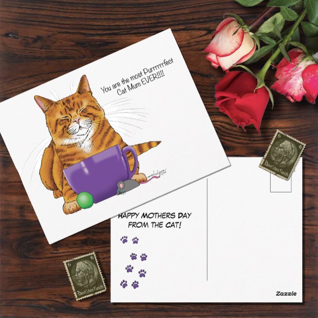 Postal ¡La mejor Mamá de gatos! (Subido por el creador)