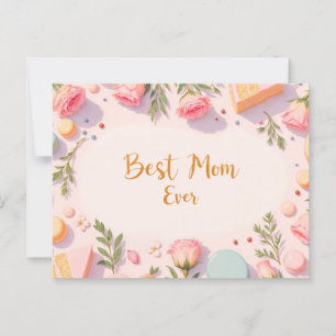 Postal La mejor mamá de todos los tiempos