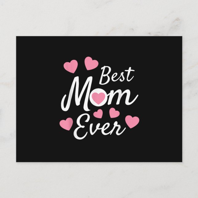 Postal La mejor mamá de todos los tiempos (Anverso)