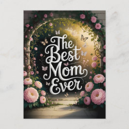 Postal La Mejor Mamá del Mundo - Celebración del Día de l
