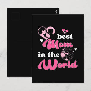 Postal La Mejor Mamá del Mundo Día de la Madre