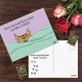 Postal ¡La mejor mamá gata!