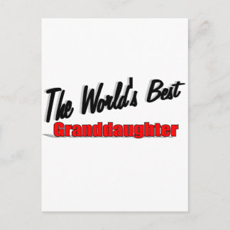 Postal La mejor nieta del mundo