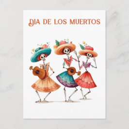 Postal La melodía de los muertos bailando, personalizado