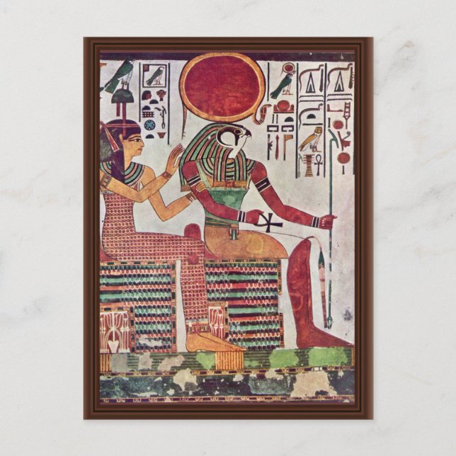 Postal La Mentalidad De Dios Re-Harakleti Y La Diosa De (Anverso)