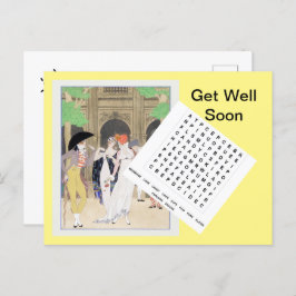 Postal La Merveilleuse au Palais Royal (1921) por Barbier