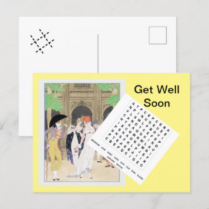 Postal La Merveilleuse au Palais Royal (1921) por Barbier