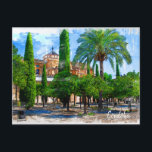 Postal La Mezquita Catedral de Córdoba<br><div class="desc">Foto real transformada en arte. Hermosa mezquita de Córdoba,  España.</div>
