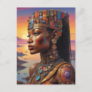 Postal La mirada de Cleopatra