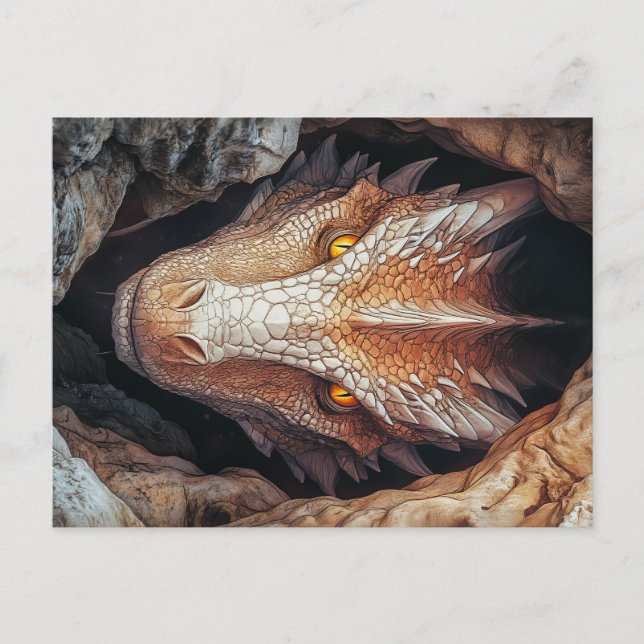 Postal La mirada de Dragón (Anverso)