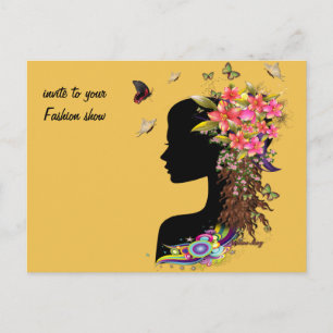 Postal La moda de la fantasía de las damas