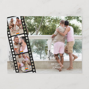 Postal La moderna tira de películas LGBTQ 4 salva la fech