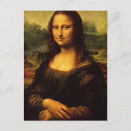 Postal La Mona Lisa