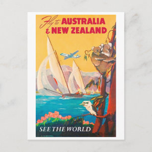 Postal La mosca a Australia y a Nueva Zelanda, ve el