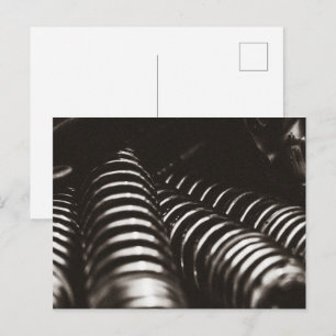 Postal La motocicleta de Vintage Shocke