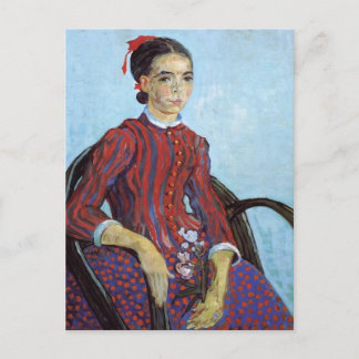 Postal La Mousmé, Sitting, Vincent Van Gogh