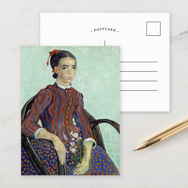Postal La Mousmé | Vincent van Gogh (Subido por el creador)