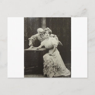 Postal La Muerte Y La Empleada