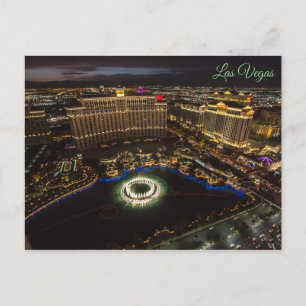 Postal La muestra de agua de Las Vegas