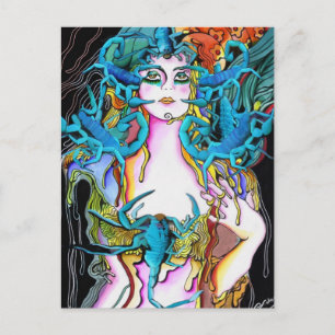 Postal La Mujer Escorpión