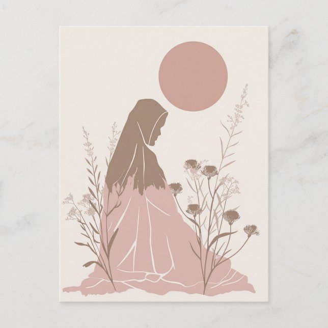 Postal La Mujer Espiritual (Anverso)