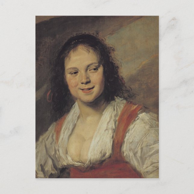Postal La mujer gitana, c.1628-30 (Anverso)