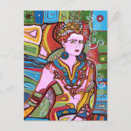 Postal La mujer mexicana