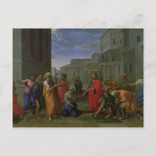 Postal La mujer tomada en el adulterio, 1653