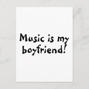 Postal La música es mi novio
