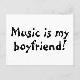 Postal La música es mi novio