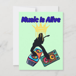 Postal La música está viva