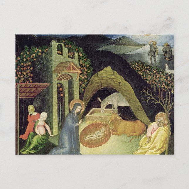 Postal La natividad (Anverso)