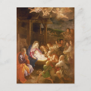 Postal La Natividad de noche, 1640