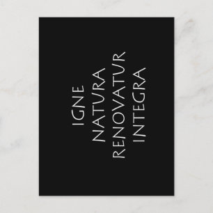 Postal La naturaleza se renueva íntegra por el fuego