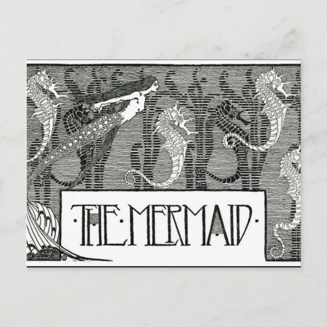 Postal La naturaleza y los Ilustraciones de mitos de Walk (Anverso)