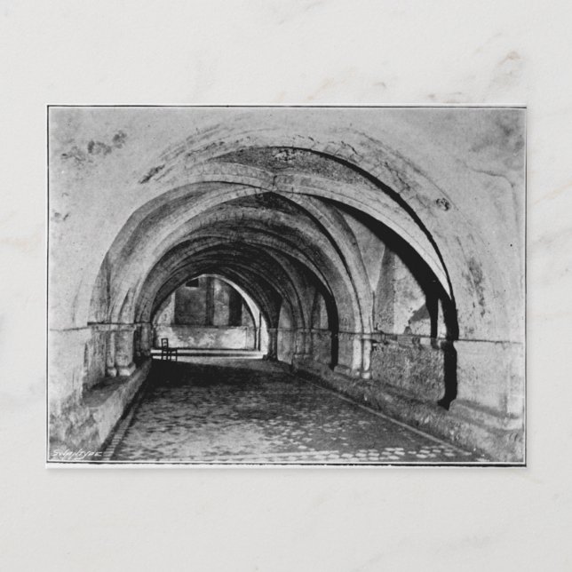 Postal La nave de la cripta (Anverso)