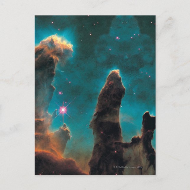 Postal La nebulosa águila (Anverso)