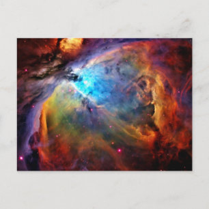 Postal La nebulosa de Orión
