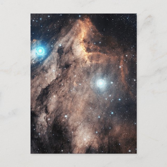 Postal La nebulosa pelicana (Anverso)