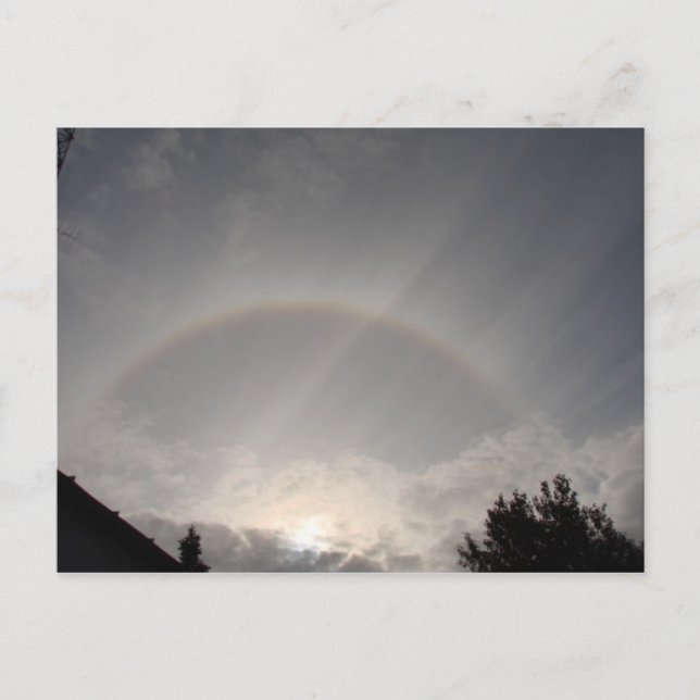 Postal La nieve está llegando (Anverso)