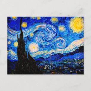 Postal La Noche Estrellada por Vincent Van Gogh