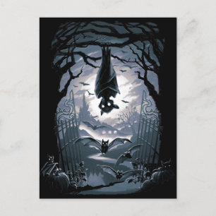 Postal La Noche Le Da La Bienvenida