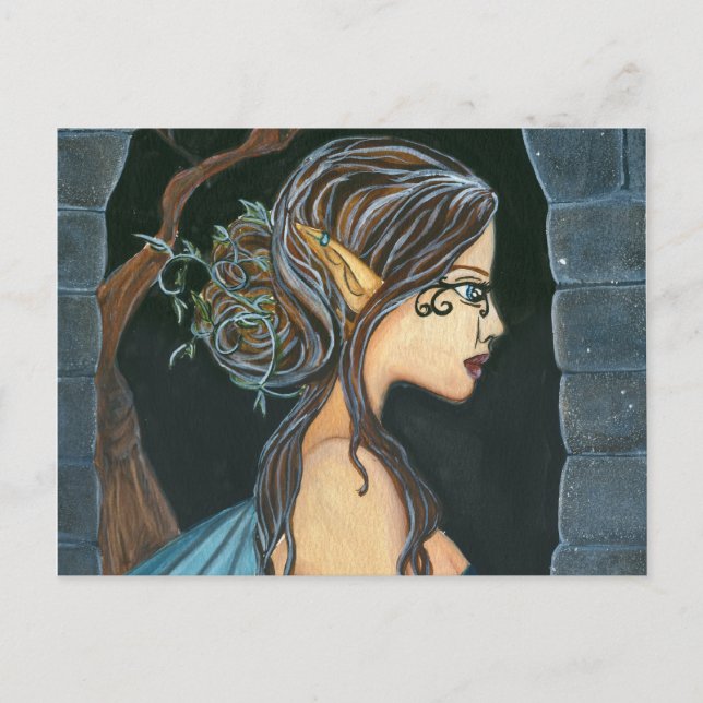 Postal La noche más oscura (Anverso)